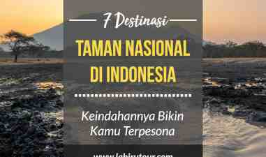 Percayalah ! 7 Taman Nasional di Indonesia Ini Keindahannya Bikin Kamu Terpesona