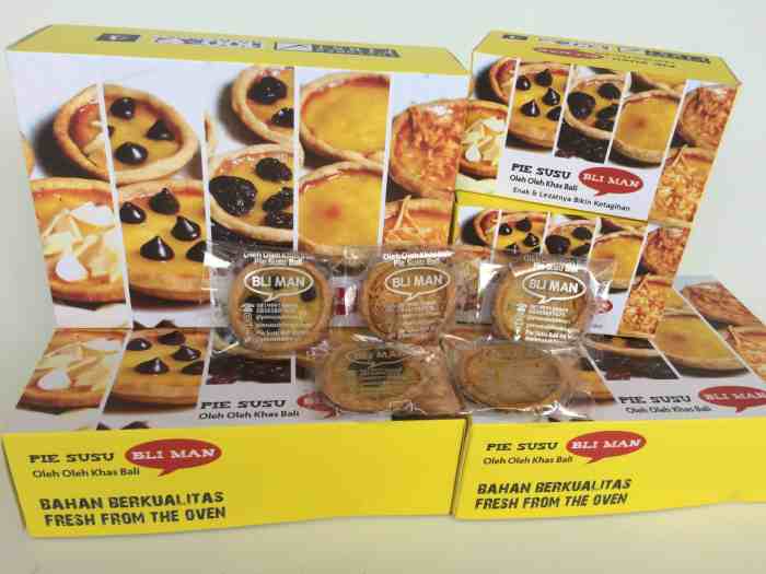 Pie Susu ASli Bali merek Bali Man
